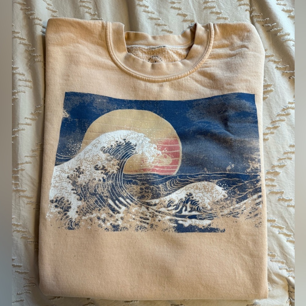 pacsun wave crewneck